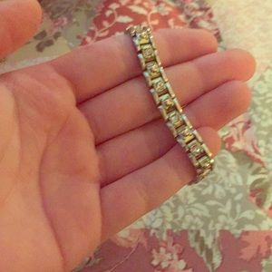Gold and silver bracelet